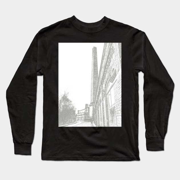 Salt's Mill, Saltaire, Bradford #2 Long Sleeve T-Shirt by acespace